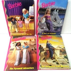 Barbie 4 girls different stories books